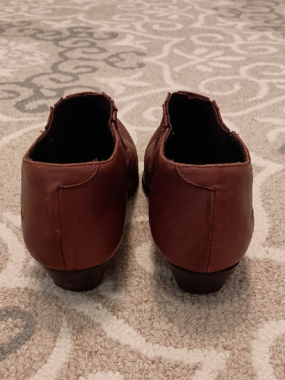 Brown Western Slip-On Cowboy Boots - Picture 3 of 9